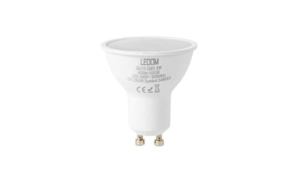 LEDOM GU10 5W 4000K 450lm 220-240V