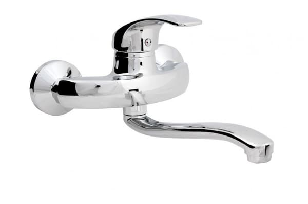 Keittiöhana Hydroland Vena seinä kromi (B324)
