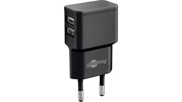 Goobay Double USB-A Port Wall Charger