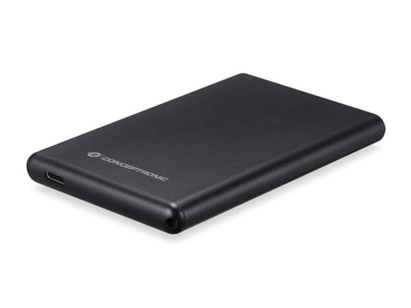 CONCEPTRONIC Solid State Drive -kotelo 2.5\" SATA I-III HDD/SSD USB 3.2 musta