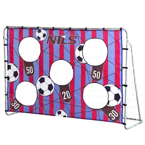 Nils Extreme NT7788 2i1 MÅL MED NET OG SIGTEPLADE 215x150cm NILS