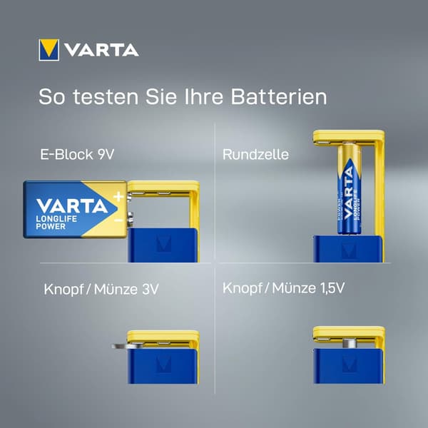 Varta LCD Batteritester 00893101111