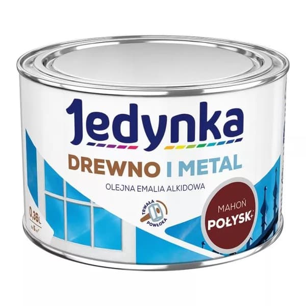 ALKYDIMAALI PUULLE JA METALLILLE MAHONKI 0,36L