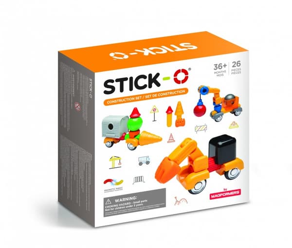 Stick-O Byggesæt 26 Elementer