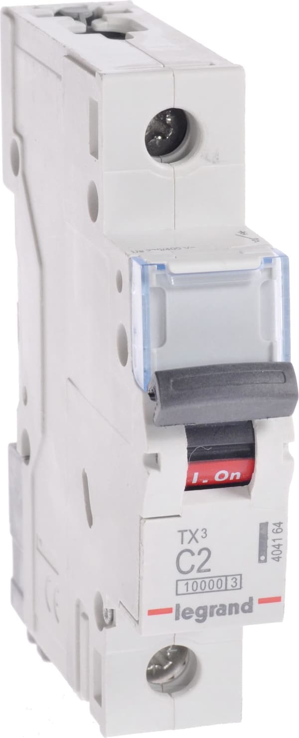 Legrand Adapterikytkin 1P C 2A 10kA AC S311 TX3 (404164)