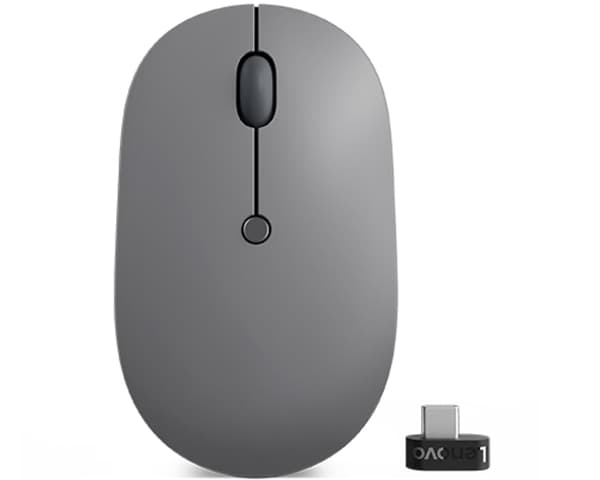Lenovo Go USB-C trådlös mus, stormgrå