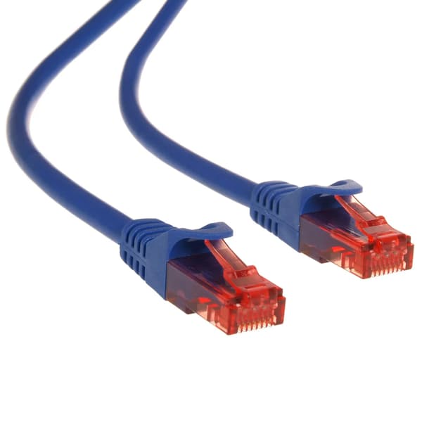 Maclean RJ-45/RJ-45, kat.6, U/UTP, blå, 3m (MCTV-303N)