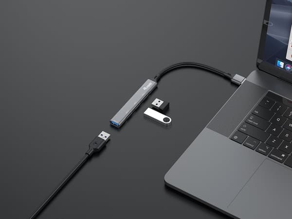 Equip 4-portars USB 3.0/2.0-hubb