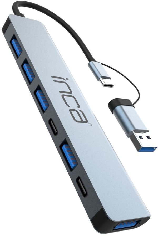 INCA-sovitin IUTP-7T USB C/A 5 Gbit/s