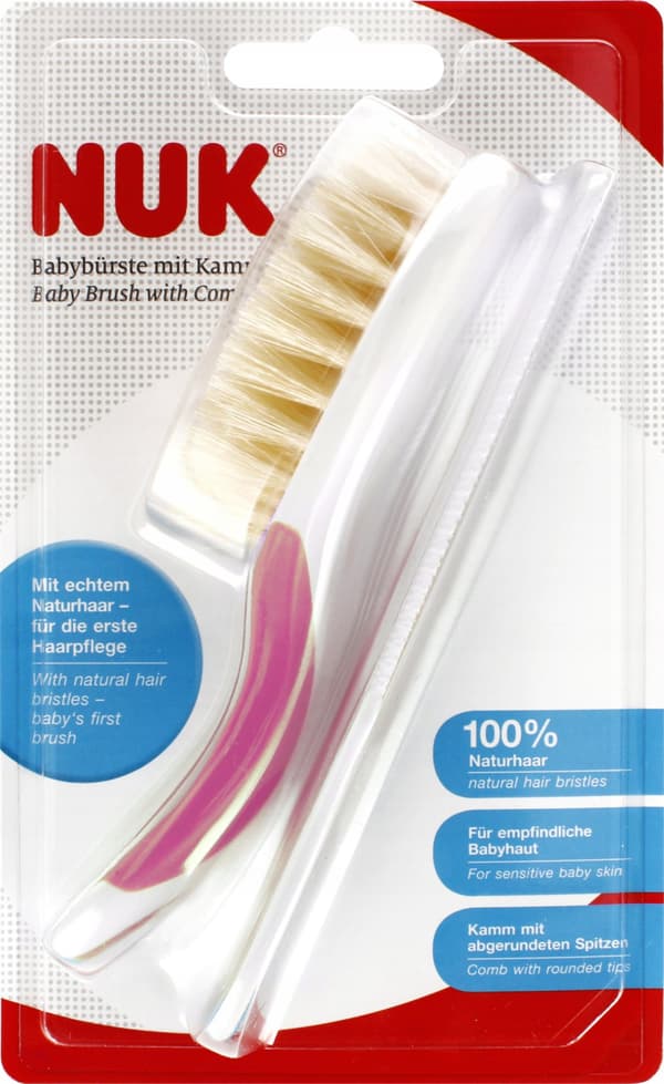 NUK NUK BØRSTE KAM TIL SPÆDBØRN ROZ 10256236
