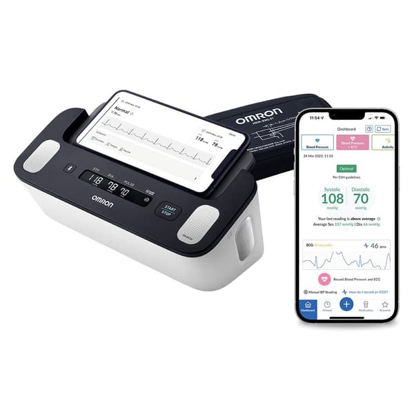 Omron Complete 2-i-1 Blodtryksmåler og EKG-måler