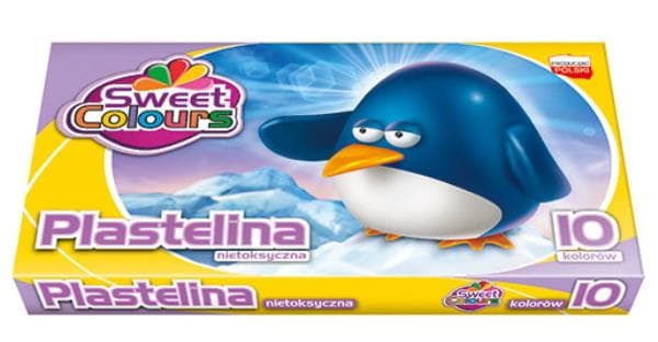 Muovailuvaha 10 väriä KOMA-PLAST