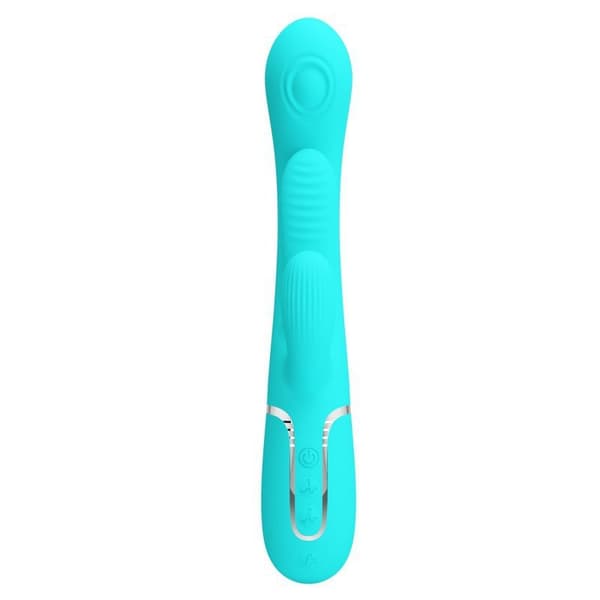 Pretty Love Shania Triple Stimulation Vibrator Blå Silikone