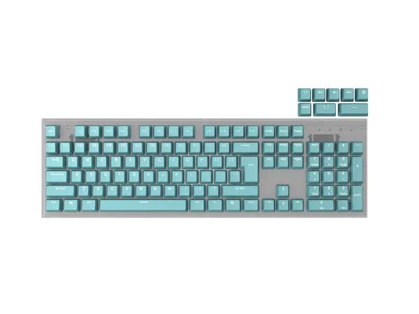KEYCAPS GENESIS LEAD 300 MINT DOUBLE SHOT
