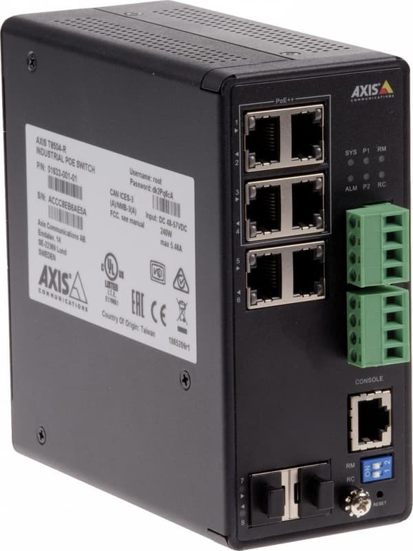 Axis T8504-R - switch - 4 porte - Admi