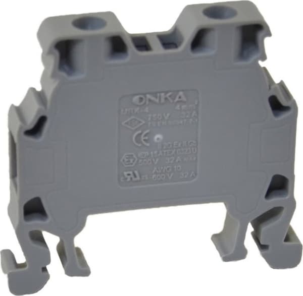 ONKA Elektrik Yleisruuviliitin MRK 4mm2 harmaa T0-1022