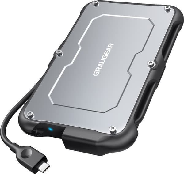 GRAUGEAR eksternt harddisk kabinet 2.5\" HDD/SSD USB 3.2 spray