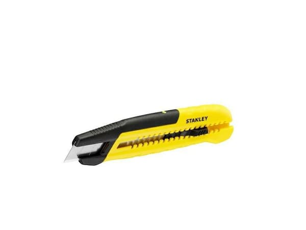 STANLEY BRÆKKNIV 18mm MED AFISOLERINGSSYSTEM, SKYDER