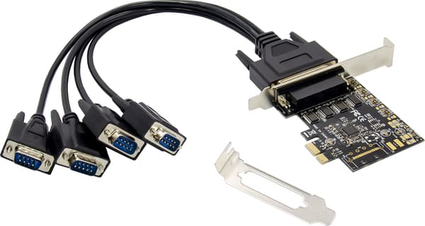 Conceptronic CONCEPTRONIC PCI Express-kort 4-portars RS232 (DB9) adapter