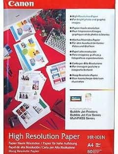 Canon High Resolution Paper HR-101N - A4 - 50 ark