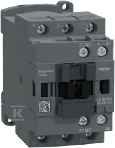JANUAR EASYTS 3P 18A AC3 7.5KW 24V DC 1NC