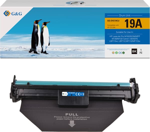 G&G-kompatibel beben med CF219A, HP 19A, sort, 12000s