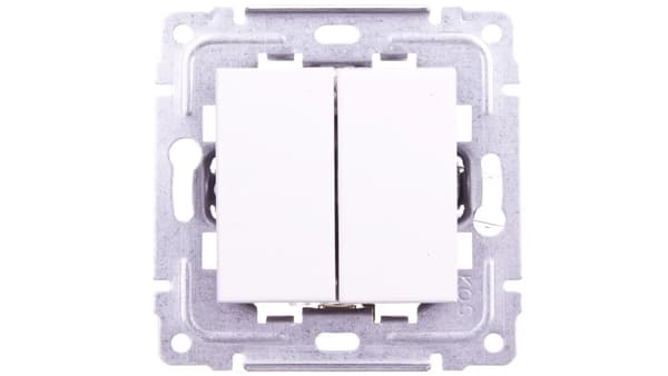 KOS Dante teahook dobbelt hvid (450415)