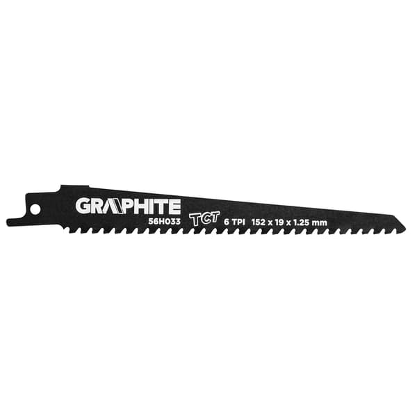 Graphite Bajonetsavklinger (Bajonetsavklinge, HM, 152 x 19 x 1.25 mm, 6TPI)