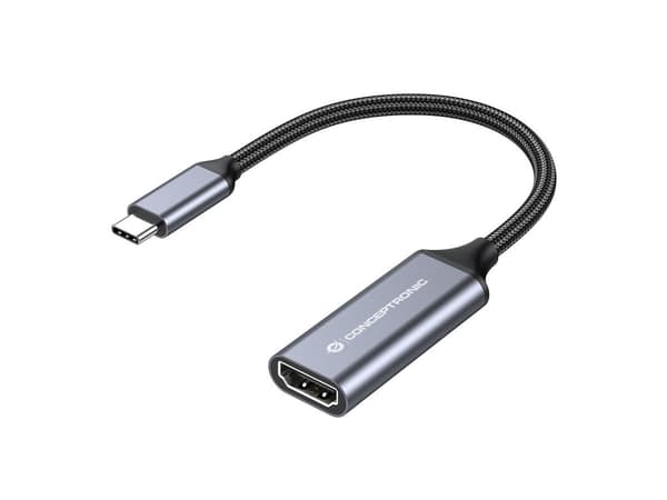 Conceptronic ABBY09G USB grafisk adapter 4096 x 2160 pixel Grå