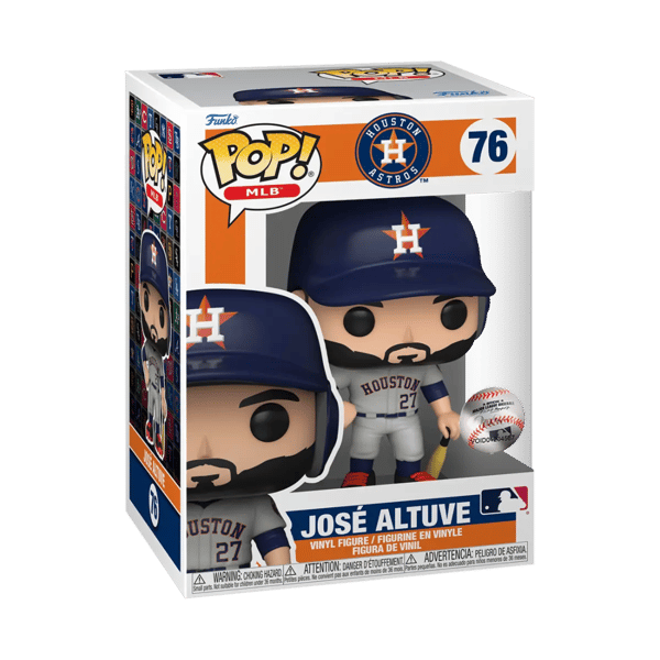 FUNKO POP MLB: ASTROS - JOSE ALTUVE (UDEBANETRØJE)
