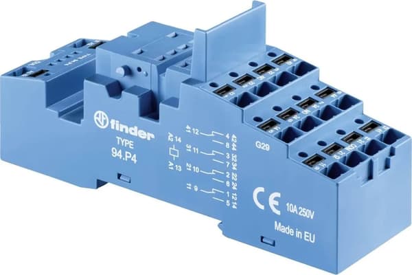 Finder PUSH-IN Sokkel til 55 Serie 2P og 4P 94.P4 SPA Transmitter