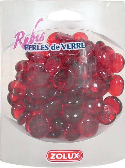 Zolux Ruby Glaspärlor