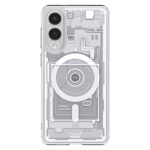 Spigen Ultra Hybrid MagSafe, zero one valkoinen - Samsung Galaxy S25 Edge