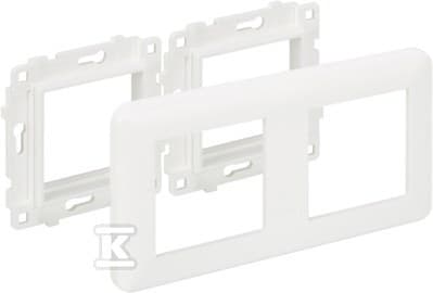 Simon Connect Dubbelram K45 Ren Vit KR445/9