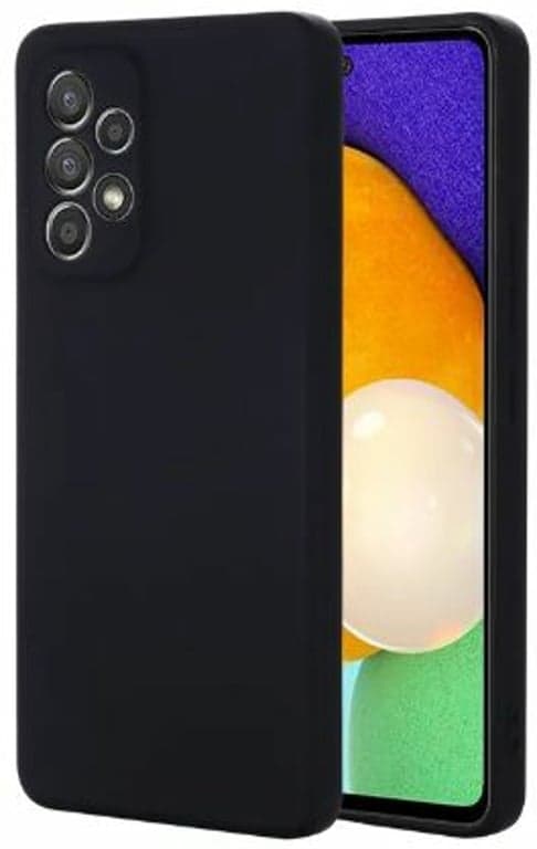 eSTUFF MADRID Galaxy A15 4G/5G Sort Cover. Materiale: Silikone
