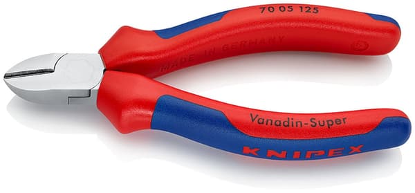 KNIPEX sivuleikkurit kromattu 125 mm