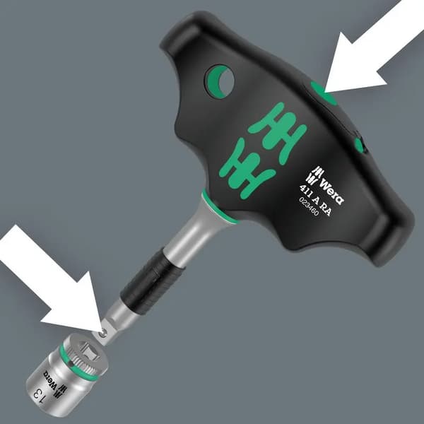 Wera 411 A RA T-kahva