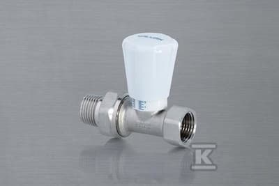 VARMEVENTIL. 1/2\" LIGE ACTIV PLUS NIKKEL