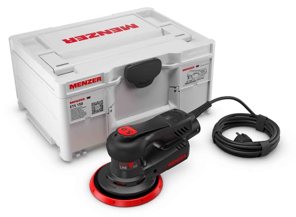 Menzer Grinder Mimosrode Elektrisk slipmaskin Menzer ETS 150 2.5 i väska