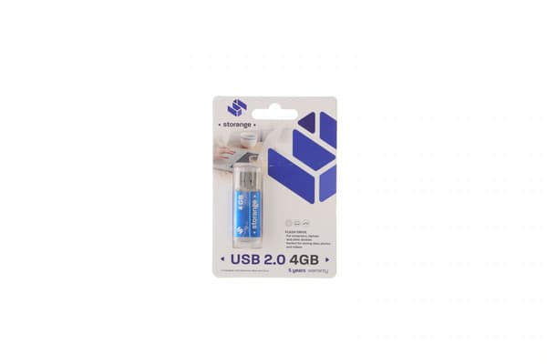 Storange-muisti 4 Gt | Perus | USB 2.0 | sininen