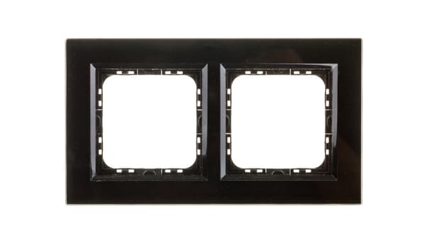 Ospel Dobbeltramme Sonata glas sort (R-2RGC/32/25)