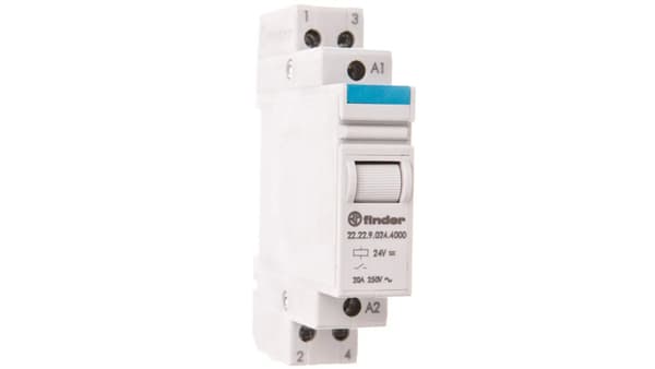 Effektmodulær sender 2Z 20A 24V DC, kontakt AgSno2 22.9.024.4000