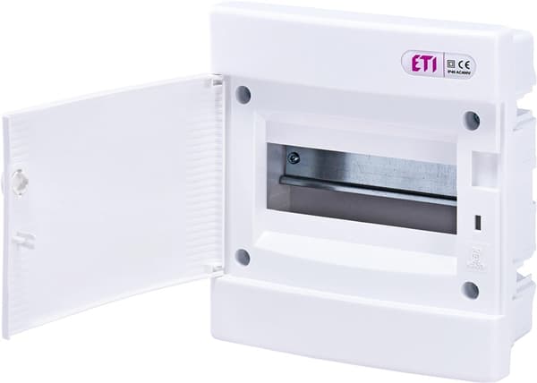 Modulärt ställverk 1x8 infällt /vitt/ IP40 ECM8PO DIDO 001101014
