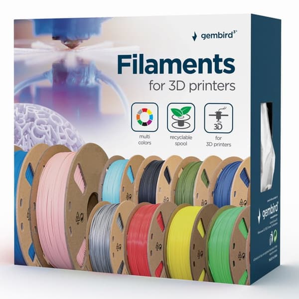 Gembird - hvid - PETG filament