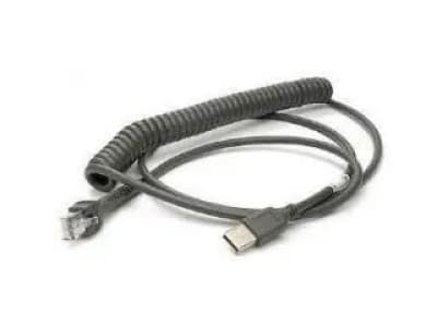 Zebra-kaapeli, suojattu USB, sarja A 12\", kierretty, BC1.2, suuri virta, -30C