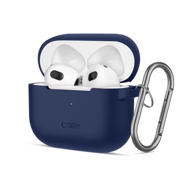 TECH-PROTECT SILIKONKROK APPLE AIRPODS 3 MARINBLÅ