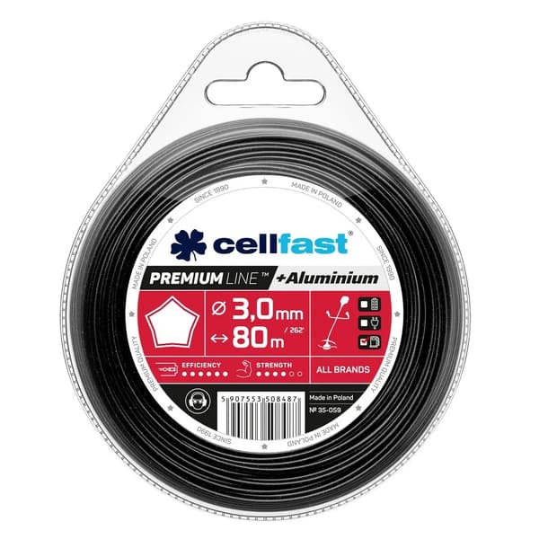 PREMIUM KLIPPELINJE 3,0mm/80m STJERNE CELLFAST