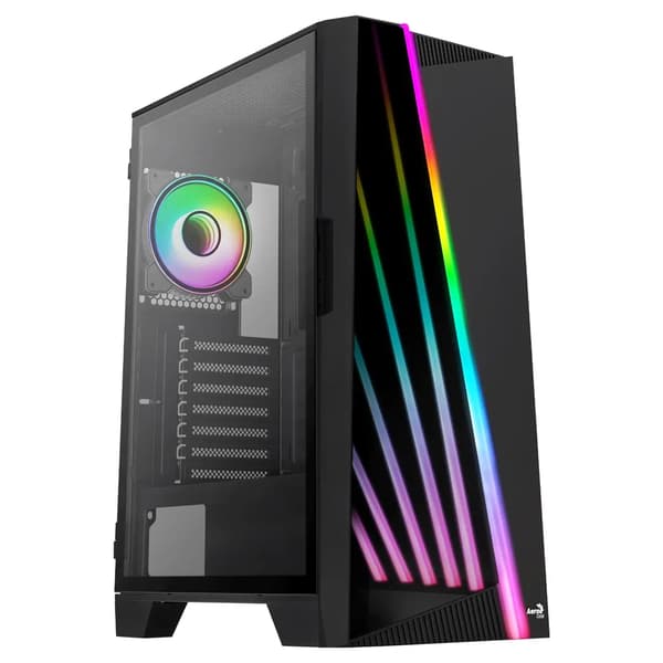 ATX Semi-tower Box Aerocool MIRAGEBK Sort Belysning RGB