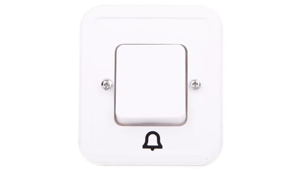 Ospel Connector klocka PI enkel vit (LW-6P/00)