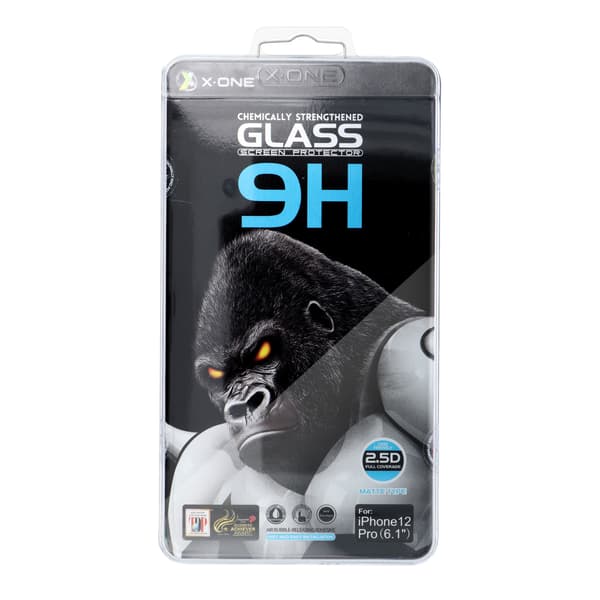 X-ONE Full Cover Extra Strong Matt härdat glas - för iPhone 15 Plus (full lim) svart